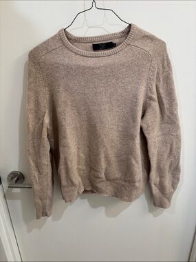 J. Crew Men's Crewneck Sweater in Light Taupe Heather
